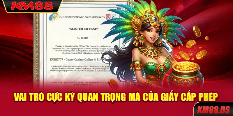 Vai trò cực kỳ quan trọng mà của giấy cấp phép